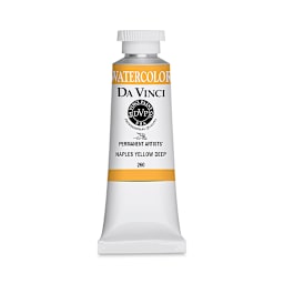 Da Vinci Artists' Permanent Watercolor - Naples Yellow Deep, 37 ml tube