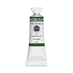 Da Vinci Artists' Permanent Watercolor - Sap Green, 15 ml tube