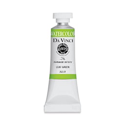Da Vinci Artists' Permanent Watercolor - Leaf Green, 15 ml tube