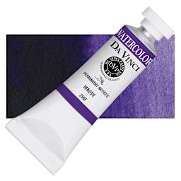 Da Vinci Artists' Permanent Watercolor - Mauve, 15 ml tube and swatch