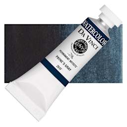 Da Vinci Artists' Permanent Watercolor - Payne's Gray, 15 ml tube and swatch