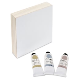 Gamblin Artist's Oil Color - Set of 3, Grey, 37 ml Tubes and panel