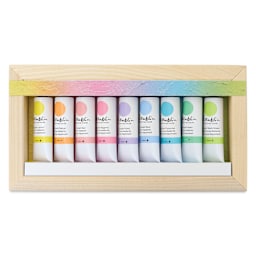 Gamblin Artist's Oil Color - Set of 9, Radiant Colors, 37 ml Tubes out packaging