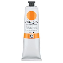 Gamblin Artist's Oil Color - Cadmium Orange, 150 ml tube