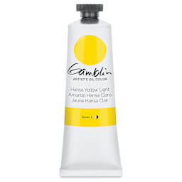 Gamblin Artist's Oil Color - Hansa Yellow Light, 37 ml tube
