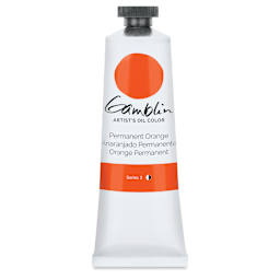 Gamblin Artist's Oil Color - Permanent Orange, 37 ml tube