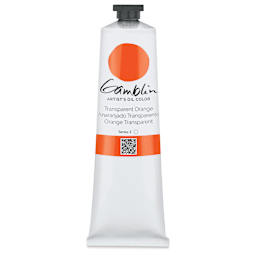 Gamblin Artist's Oil Color - Transparent Orange, 150 ml tube
