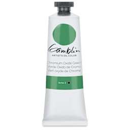 Gamblin Artist's Oil Color - Chromium Oxide Green, 37 ml tube