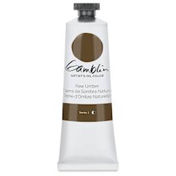 Gamblin Artist's Oil Color - Raw Umber, 37 ml tube