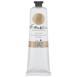 Gamblin Artist's Oil Color - Rich Gold, 150 ml tube