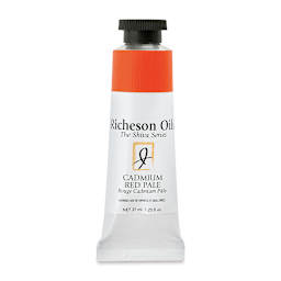 Shiva Signature Artist Oil Color - Cadmium Red Pale, 1.25 oz Tube