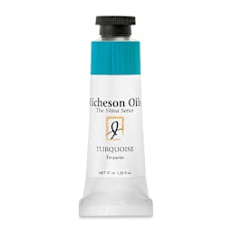 Shiva Signature Artist Oil Color - Turquoise, 1.25 oz Tube