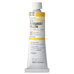 Holbein Artists' Oil Color - Permanent Yellow, 40 ml tube