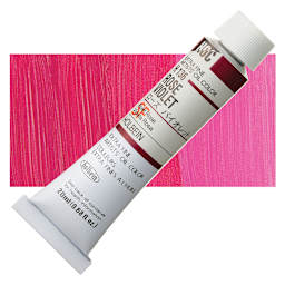 Holbien Artists' Oil Color - Rose Violet, 20 ml tube and swatch