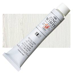 Holbein Artists' Oil Color - Zinc White, 110 ml tube and swatch