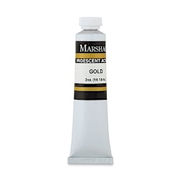 Marshall's Iridescent Acrylic Paint - Gold (Metallic), 59.14 ml, Tube