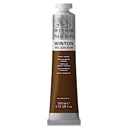 Winsor & Newton Winton Oil Color - Burnt Umber, 200 ml tube