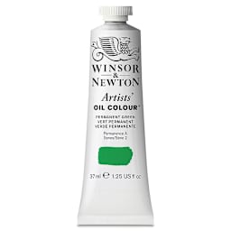 Winsor & Newton Artists' Oil Color - Permanent Green, 37 ml tube