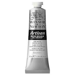 Winsor & Newton Artisan Water Mixable Oil Paint - Zinc White, 37 ml tube
