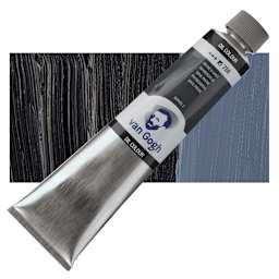 Van Gogh Oil Paint - Paynes Grey, 200 ml tube and swatch