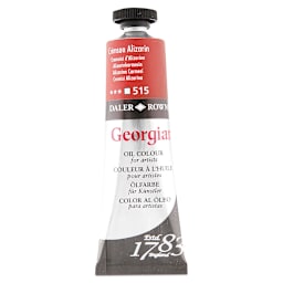 Daler-Rowney Georgian Oil Color - Crimson Alizarin, 38 ml tube