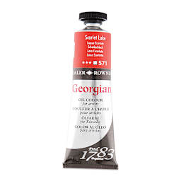 Daler-Rowney Georgian Oil Color - Scarlet Lake, 38 ml tube