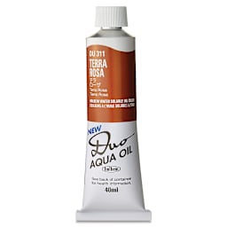 Holbein Duo Aqua Water Soluble Oils - Terra Rose, 40 ml tube