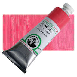 Old Holland Classic Oil Color - Brilliant Pink, 40 ml tube and swatch