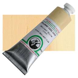 Old Holland Classic Oil Color - Brilliant Yellow Light, 40 ml tube and swatch