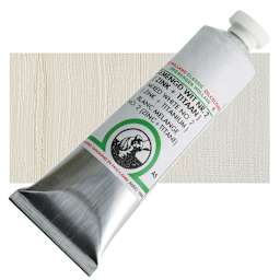 Old Holland Classic Oil Color - Mixed White 2, 40 ml tube and swatch