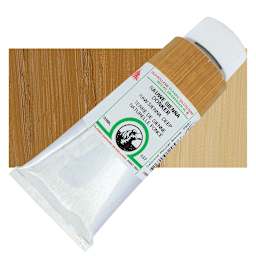Old Holland Classic Oil Color - Raw Sienna Deep, 125 ml tube and swatch