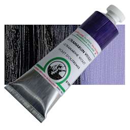 Old Holland Classic Oil Color - Ultramarine Violet, 40 ml tube and swatch