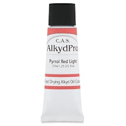 CAS AlkydPro Fast-Drying Alkyd Oil Color - Pyrrol Red Light, 37 ml tube