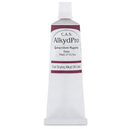 CAS AlkydPro Fast-Drying Alkyd Oil Color - Quinacridone Magenta Deep, 70 ml tube