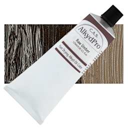 CAS AlkydPro Fast-Drying Alkyd Oil Color - Raw Umber, 120 ml tube and swatch