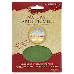 Natural Earth Paint Earth & Mineral Pigment - Emerald Green, 3 oz