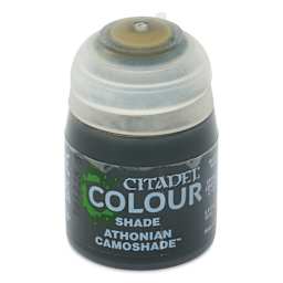 Citadel Shade Acrylic Paint - Athonian Camoshade, 18 ml, front of bottle