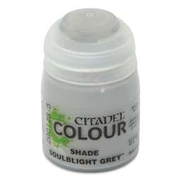 Citadel Shade Acrylic Paint - Soulblight Grey, 18 ml, bottle, front