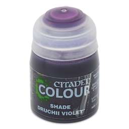 Citadel Shade Acrylic Paint - Druchii Violet, 18 ml, bottle, front