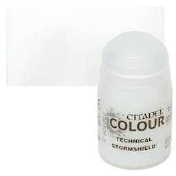 Citadel Technical Acrylic Paint - Stormshield, 24 ml bottle and swatch