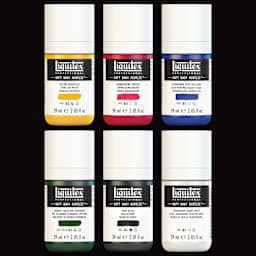 Liquitex Professional Soft Body Acrylics - Set of 6, Mixing Colors, 59 ml, contents