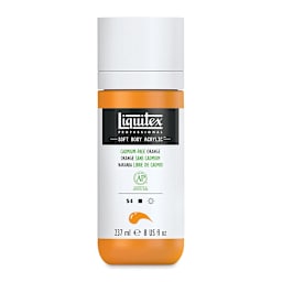 Liquitex Soft Body Artist Acrylics - Cadmium-Free Orange, 237 ml