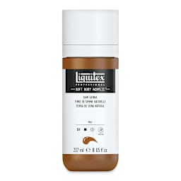 Liquitex Soft Body Artist Acrylics - Raw Sienna, 237 ml
