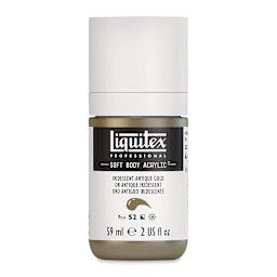 Liquitex Soft Body Artist Acrylics - Iridescent Antique Gold, 59 ml bottle