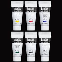 Liquitex Professional Heavy Body Acrylics - Set of 6, Classic Colors, 22 ml, set contents