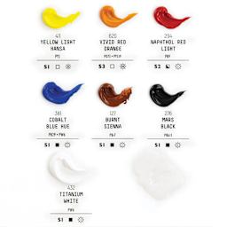 Set content color list.