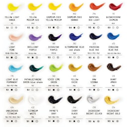 Set content color list.