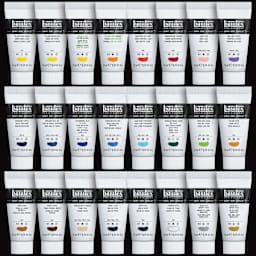 Liquitex Professional Heavy Body Acrylics - Set of 24, Essential Colors, 22 ml, set contents
