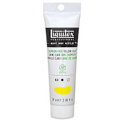 Liquitex Heavy Body Artist Acrylics - Cadmium-Free Yellow Light, 2 oz