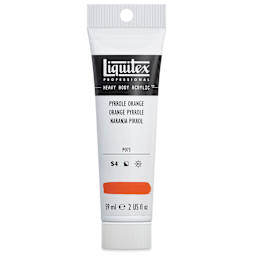 Liquitex Heavy Body Artist Acrylics - Pyrrole Orange, 2 oz Tube